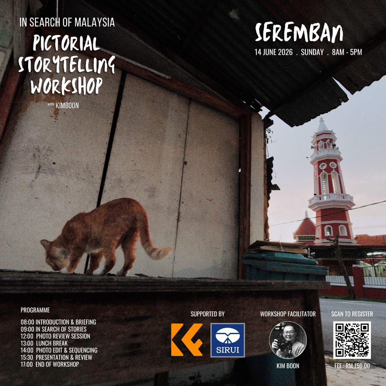 Poster Pictorial Storytelling Workshop Seremban
